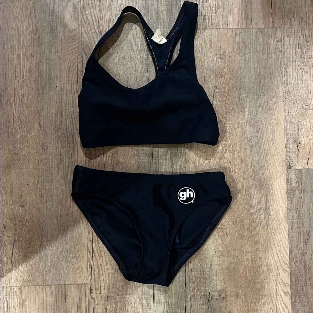 Navy Blue Two-Piece Women's Swim Set GH Sports, size XS